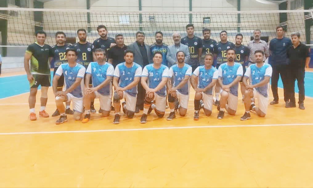 صعود تیم والیبال اداره گاز شهرستان بافت به نیمه نهایی لیگ ادارات استان